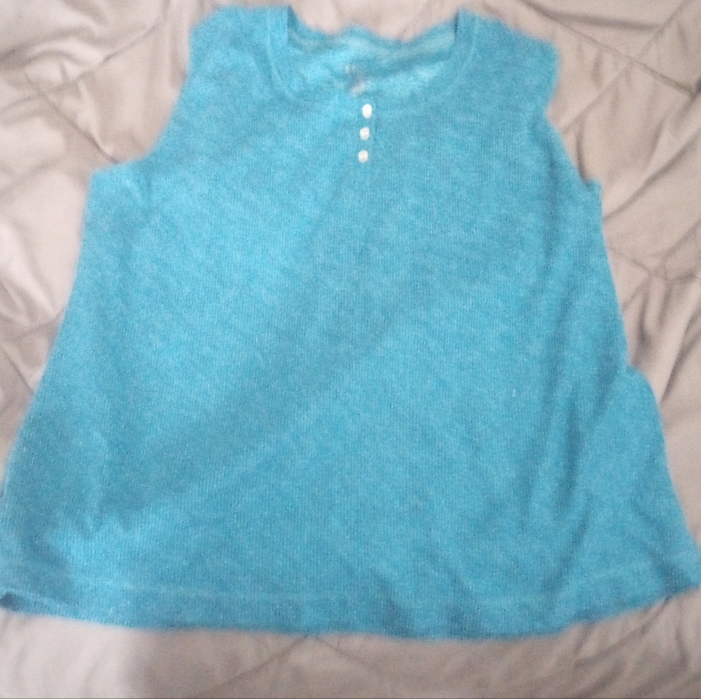 Croft & Barrow Turquoise Women's Tank Top